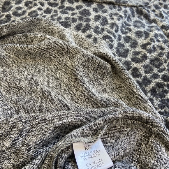 Greyson Threads Leopard Print Sweater, XSmall - Picture 3 of 5